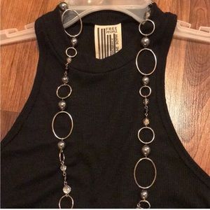 Lia Sophia eclectic silver beaded chain